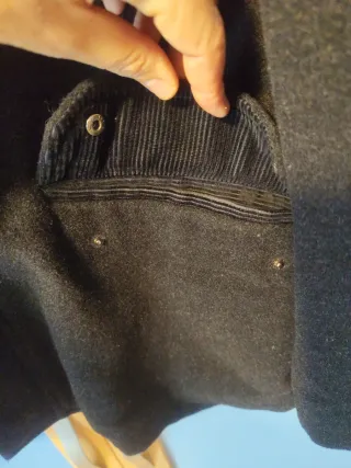 Chaquetón gris marengo hombre