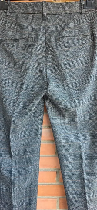 Pantalón Zara Cuadros Príncipe de Gales T.XS