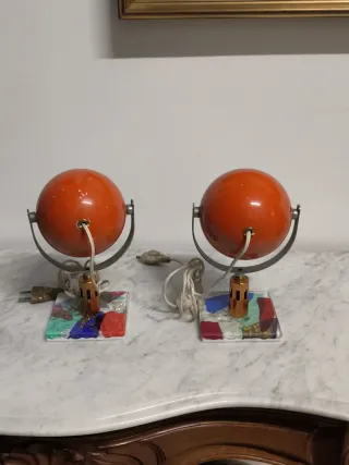 Lampade vintage Space Age italiane anni 70