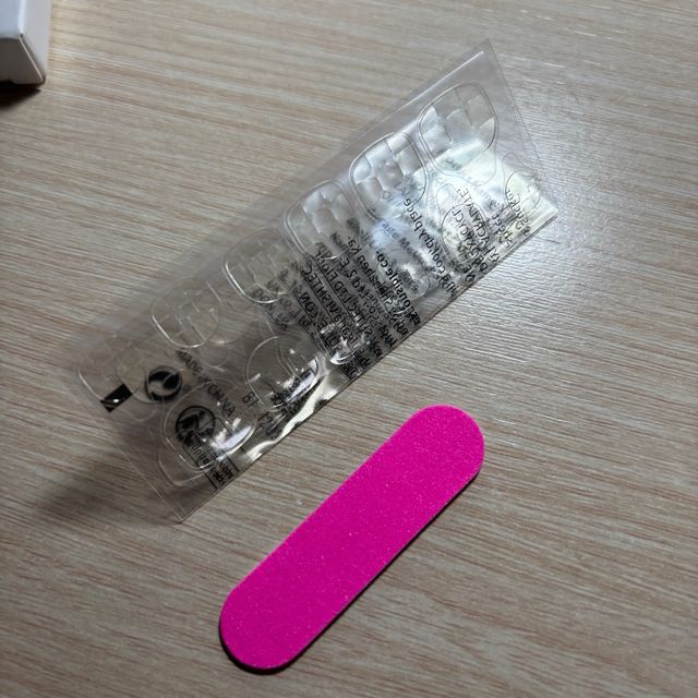 Uñas postizas rosa/marrón