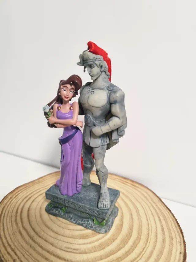 Ornamento Hércules y Megara adorno Disney navidad