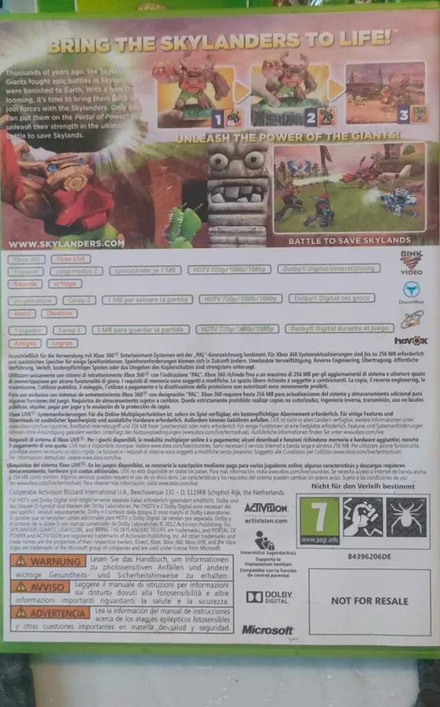 Skylanders Giants per Xbox 360