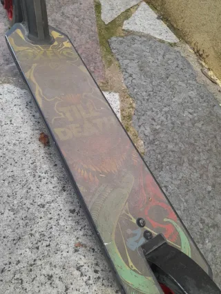 Patinete Oxelo Freestyle Negro y Rojo