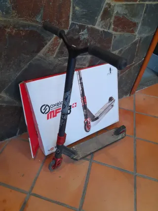 Patinete Oxelo Freestyle Negro y Rojo