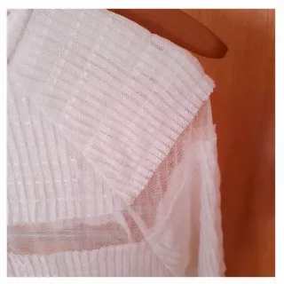 Blusa Zara Blanca Talla XL