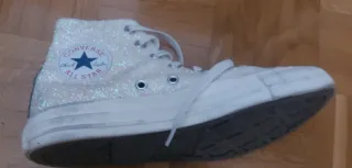 Zapatillas Converse Glitter Rosa y Plata