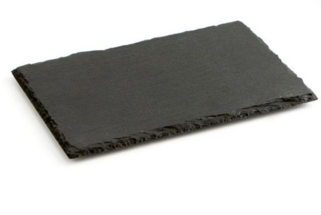 4 Platos de Pizarra Negros