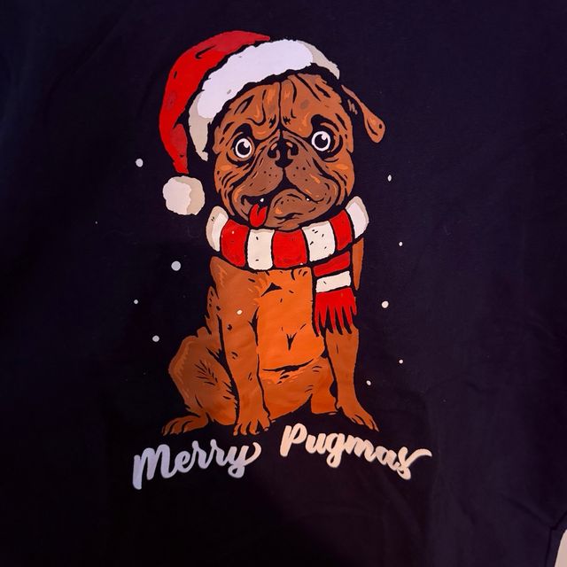 Jersey Navidad Pug M&S Talla XL