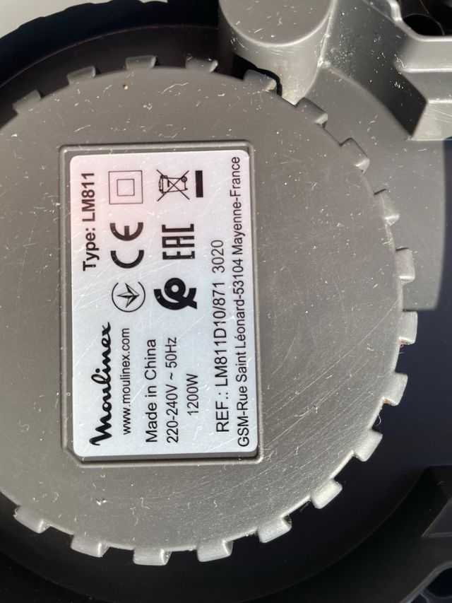 Batidora Moulinex LM 811 Vaso Cristal