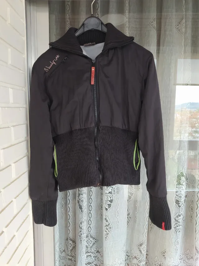 Cazadora Skunfunk Negra y Verde