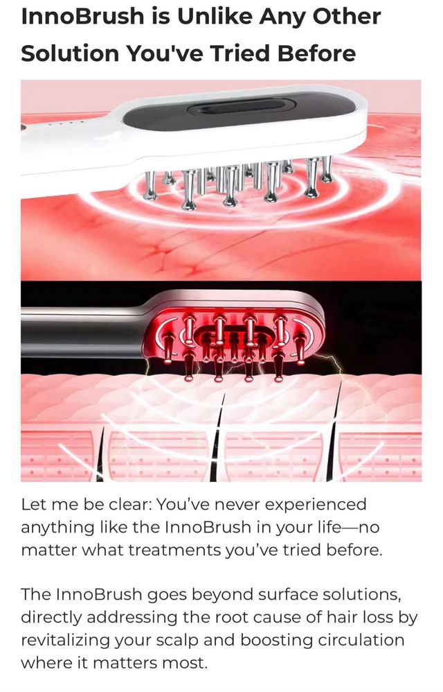 Cepillo de Red Light Theraph InnoGlam