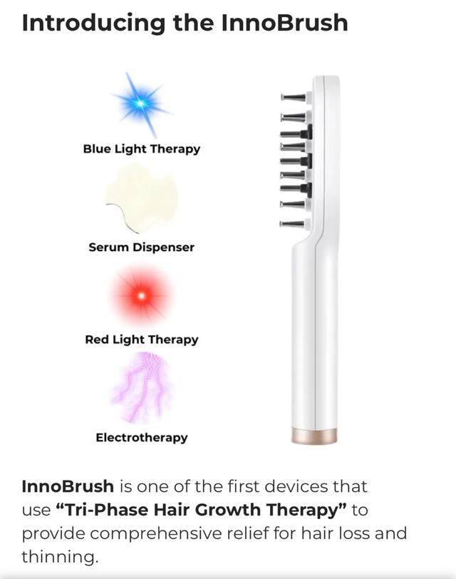 Cepillo de Red Light Theraph InnoGlam