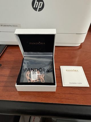 Pulsera Pandora Me eslabones oro rosa
