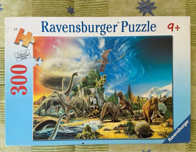 Puzzle dinosaurios, 9 años