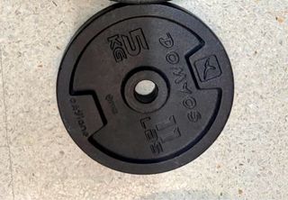 Barra de pesas con discos