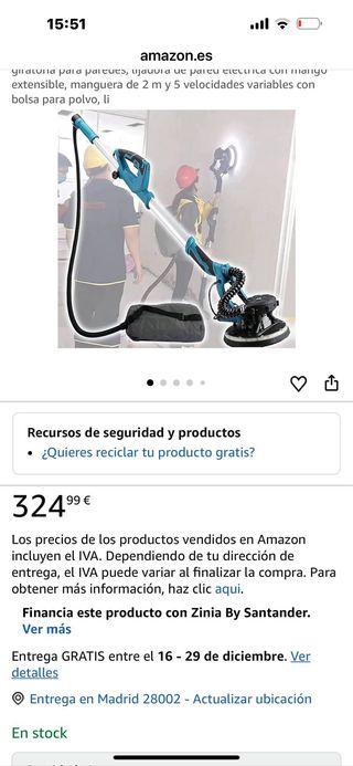 Lijadora de paneles de yeso con aspiración