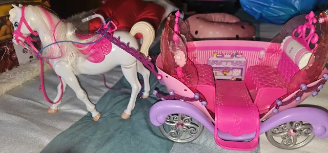 Carroza y Caballo Barbie