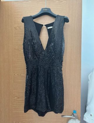 Mono corto lentejuelas fiesta