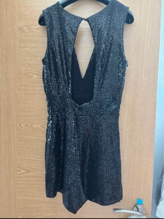 Mono corto lentejuelas fiesta