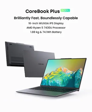 Portátil Chuwi CoreBook+ AMD R5 7430U 16GB/512GB
