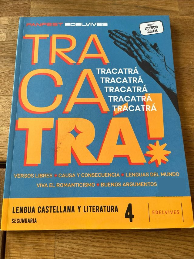 Libro de texto:Lengua castellana y literatura 4ESO
