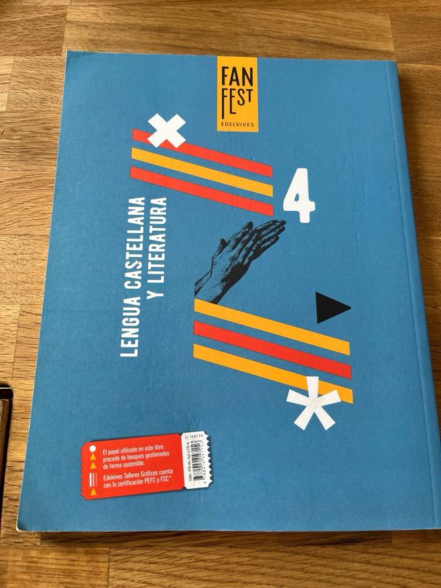 Libro de texto:Lengua castellana y literatura 4ESO