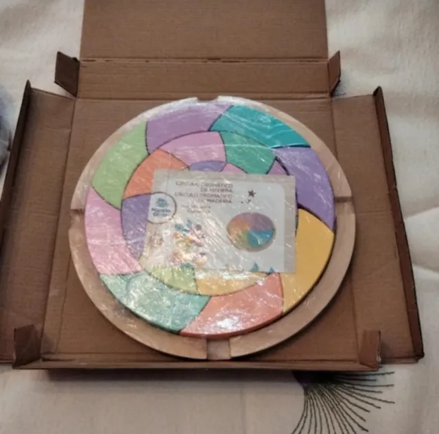 Círculo Cromático de Madera Montessori