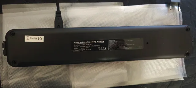 Sellador de alimentos al vacío