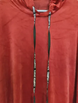 Chaqueta Velour Roja Tallas 44-48
