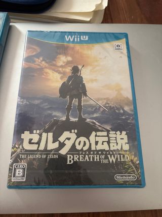 Zelda Breath of the Wild Wii U Japonés Nuevo