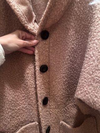 Cappotto Teddy Cannella Tg L