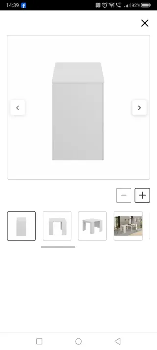 Mesa comedor extensible blanca Leroy Merlin