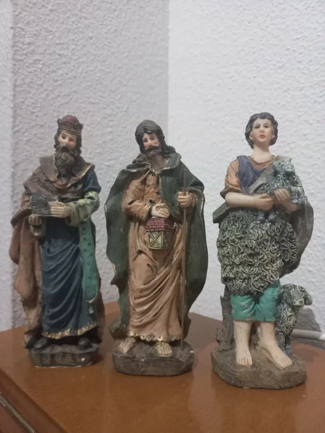 3+1 Figuras 19cm Portal ❤️ de Belén nacimiento