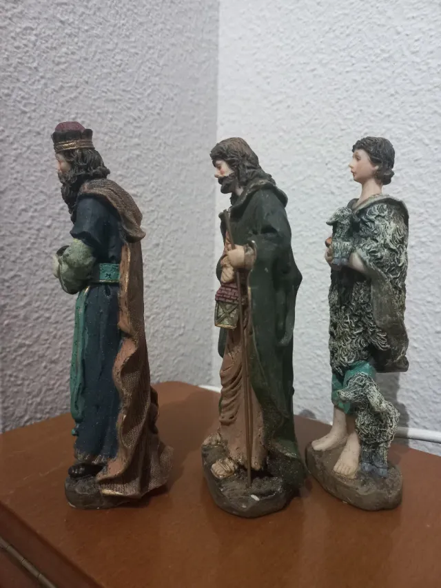 3+1 Figuras 19cm Portal ❤️ de Belén nacimiento