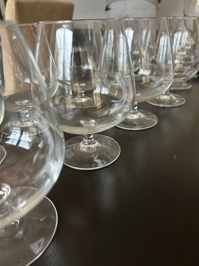 Set 12 Calici da Cognac in Vetro. Nuovo in perfetto stato