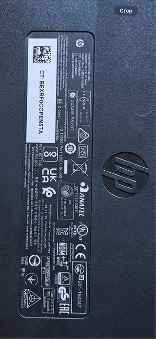 Teclado HP Negro con mouse