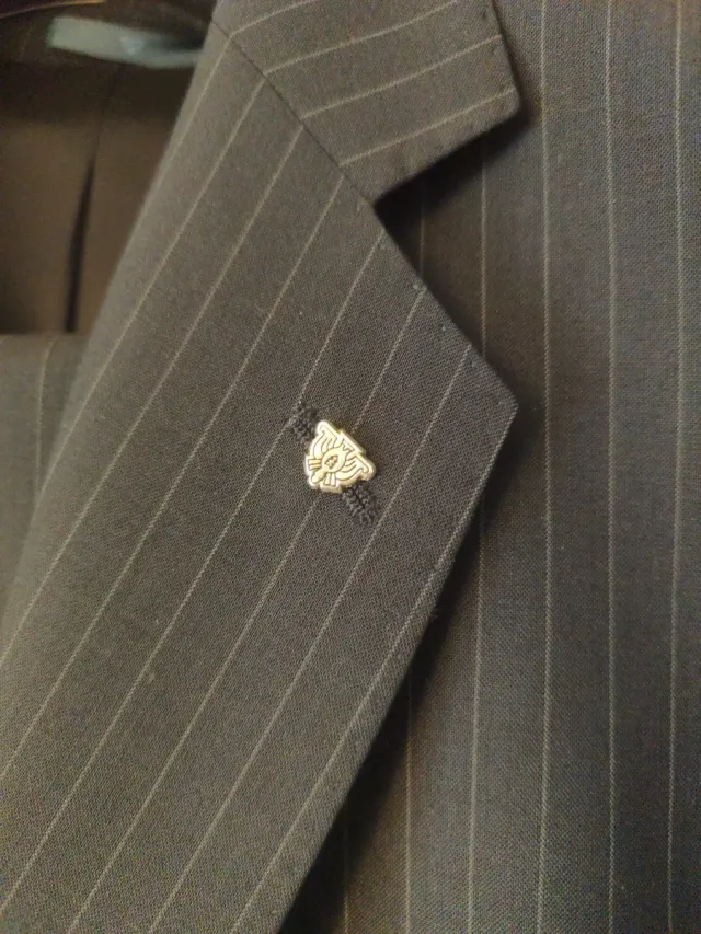 Traje de caballero Caramelo rayas