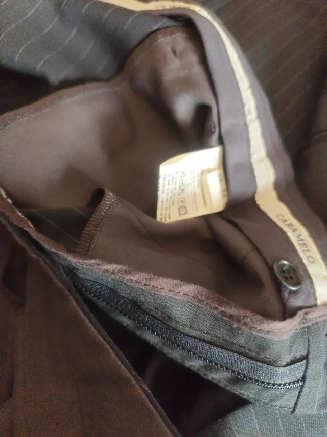 Traje de caballero Caramelo rayas