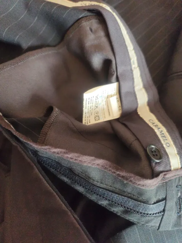 Traje de caballero Caramelo rayas