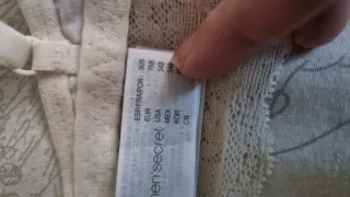 Sujetador Woman Secret Beige Encaje