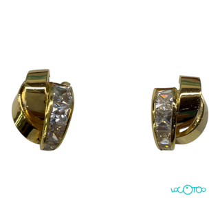 Pendientes Oro 18k con Circonitas