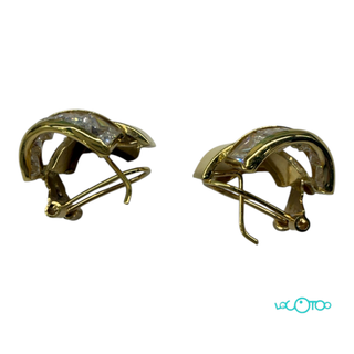 Pendientes Oro 18k con Circonitas