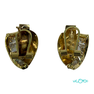 Pendientes Oro 18k con Circonitas