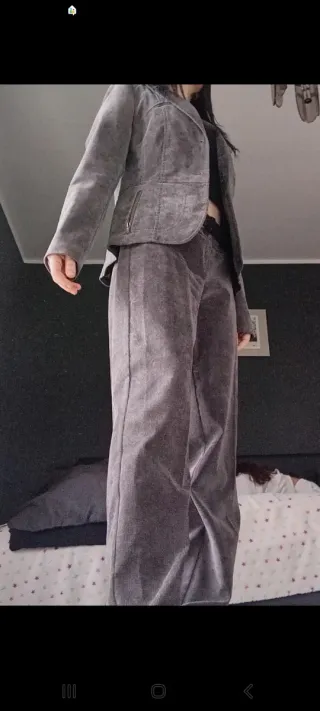 Completo donna grigio