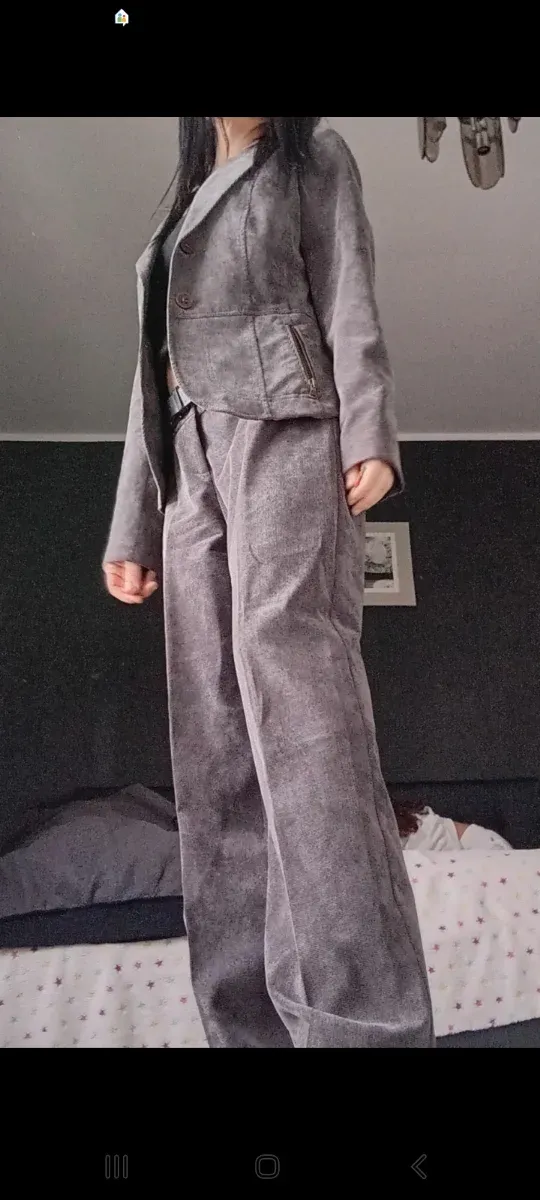 Completo donna grigio