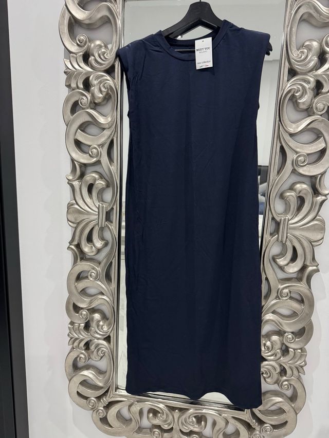 Vestido largo azul MEET YOU talla única