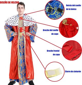 Disfraz Rey Mago XL Reyes Magos