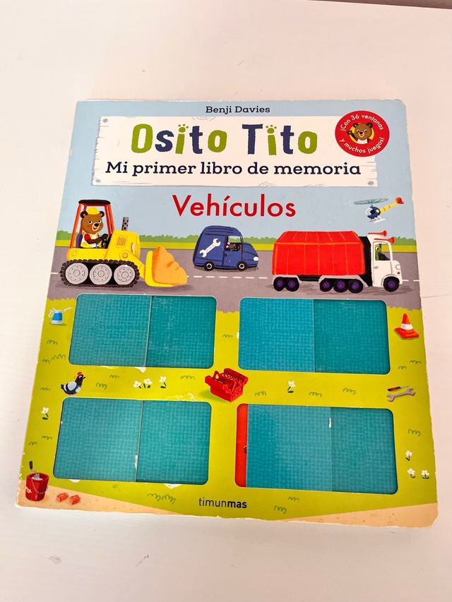 Osito Tito: Mi primer libro de memoria Vehículos