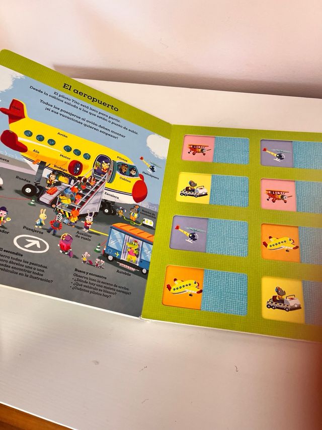 Osito Tito: Mi primer libro de memoria Vehículos