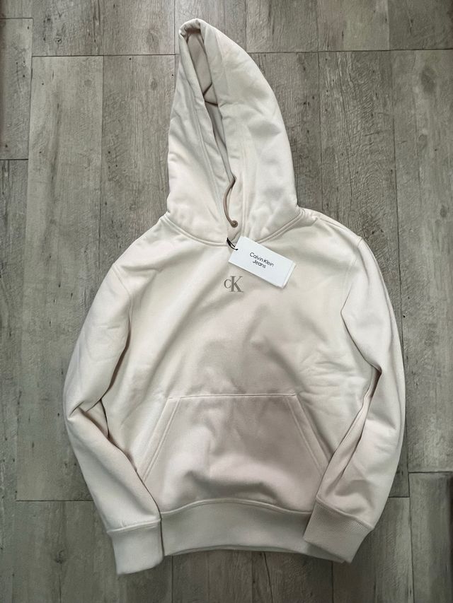 Sudadera Calvin Klein Beige - Talla S